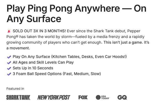 Pepper Pong